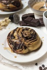 Espresso Chocolate Rolls w/ an Espresso Glaze