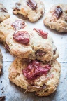 Roasted Rhubarb Scones