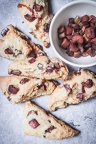 Roasted Rhubarb Scones