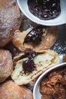 Salted Caramel Chocolate Ganache Doughnuts
