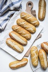 Pretzel Sandwich Buns (French Mauricettes)