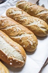 Pretzel Sandwich Buns (French Mauricettes)