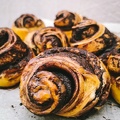 Pumpkin Chocolate Rolls