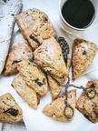 Pumpkin Scones w/ Walnuts & Chocolate