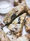 Pumpkin Scones w/ Walnuts & Chocolate